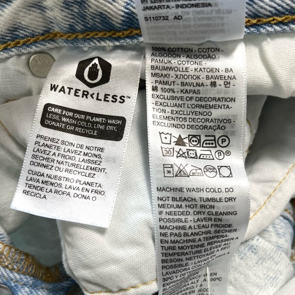 Levi’s 501 ‘81 High Rise Tapered Mom Jean in Erikka's Pic Light Wash Size 25 - Picture 15 of 16